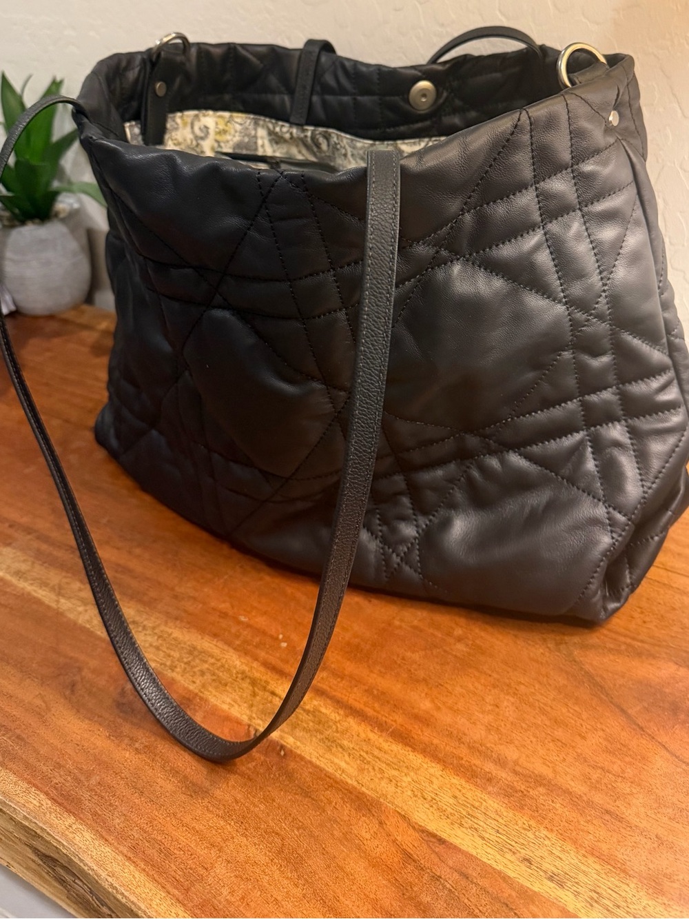 Rough & Tumble Maine Custom Quilted Leather Brooklyn Tote